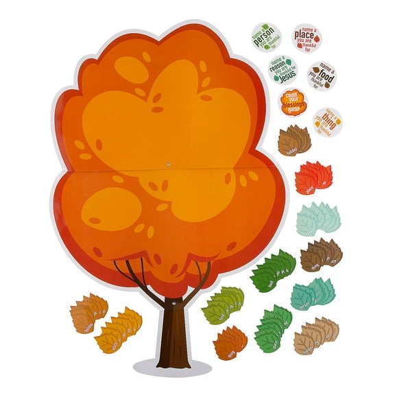 Count Your Blessings Tree Game, Educational, Fall, 79 Pieces