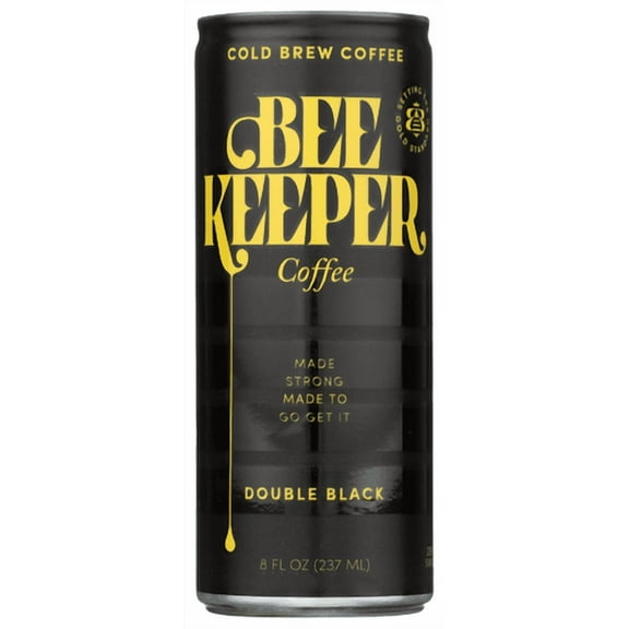 Count of 12 Beekeeper Coffee Co Coffee Cold Brew Black Ready-to-Drink 8 fl oz