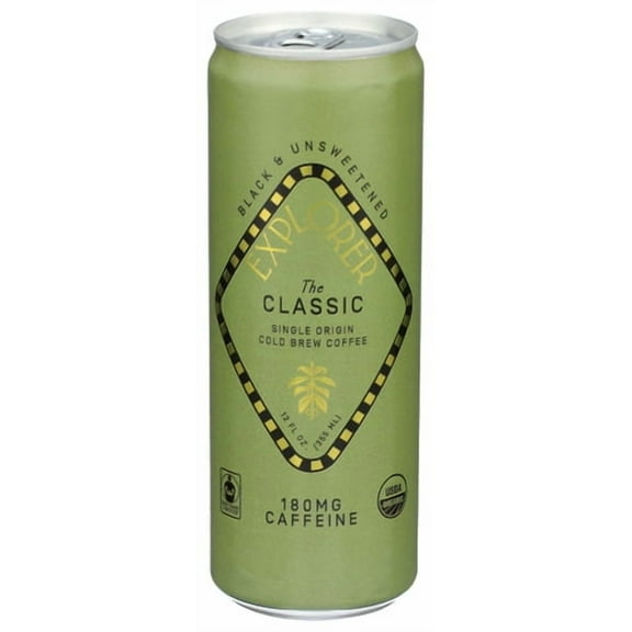 Count of 12 Explorer Cold Brew Coffee The Classic 12 fl oz