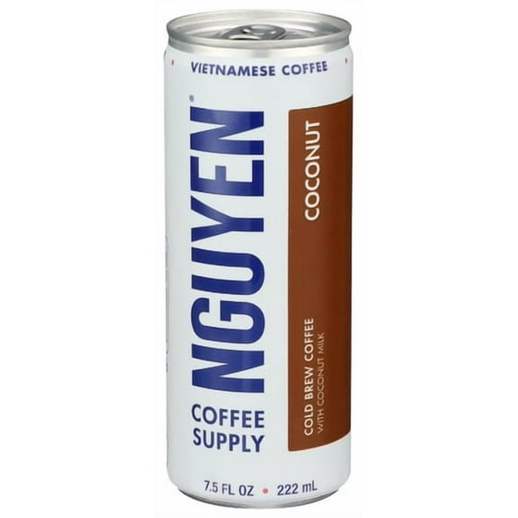 Count of 12 Nguyen Coffee Supply Vietnamese Coconut Ready-to-Drink Coffee 7.5 fl oz