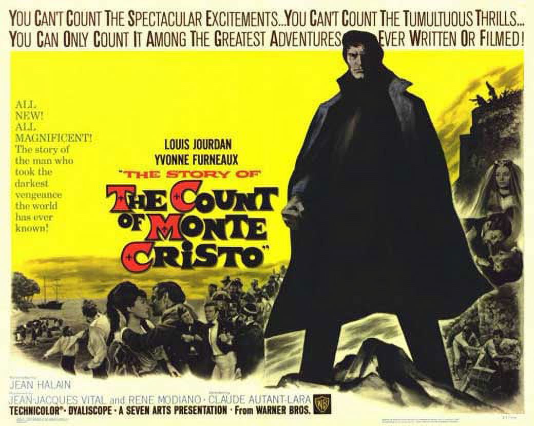 Count of Monte Cristo - movie POSTER (Style A) (11" x 14") (1962 ...