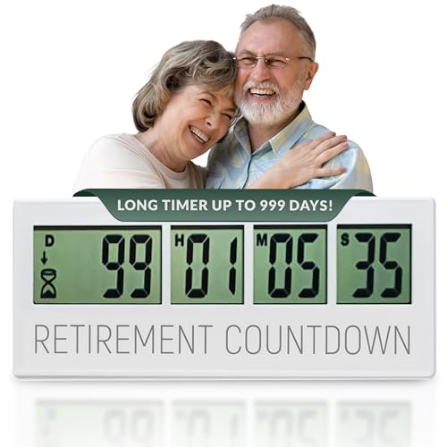 Countables Retirement Countdown Clock Up To 999 Days Lcd Digital
