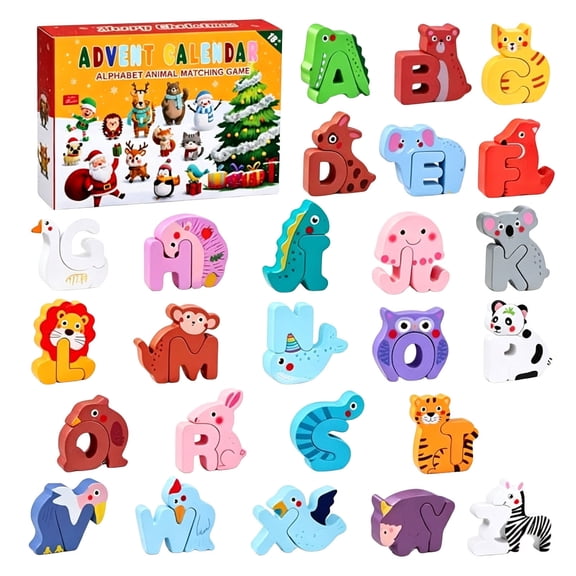 Countdown2026 26 Days Positive Animals Countdown Handmade Daily Surprises 1pc Game Timer Digital Timer Kids Sand Education Battery Lights for Room with Timer Bookmark Timer for Kids Battery Lights