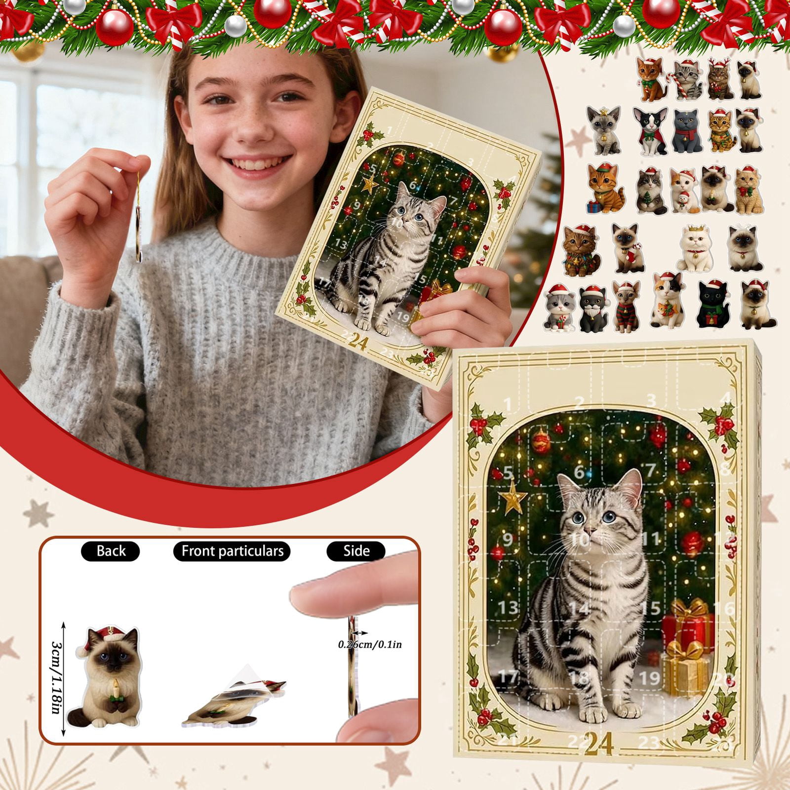 Countdown Calendar, Blind Box, 2D Arrival Calendar, Airplane Box ...