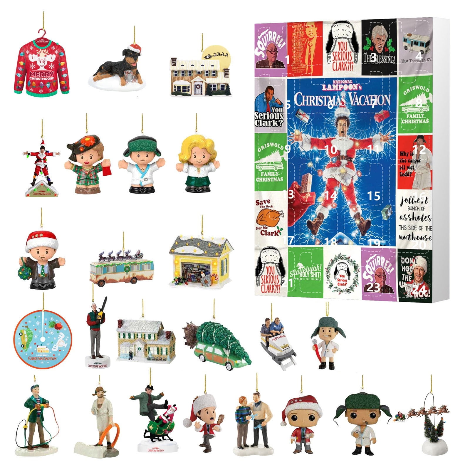 Countdown Calendar, Christmas Vacation Advent Calendar 2024, Christmas