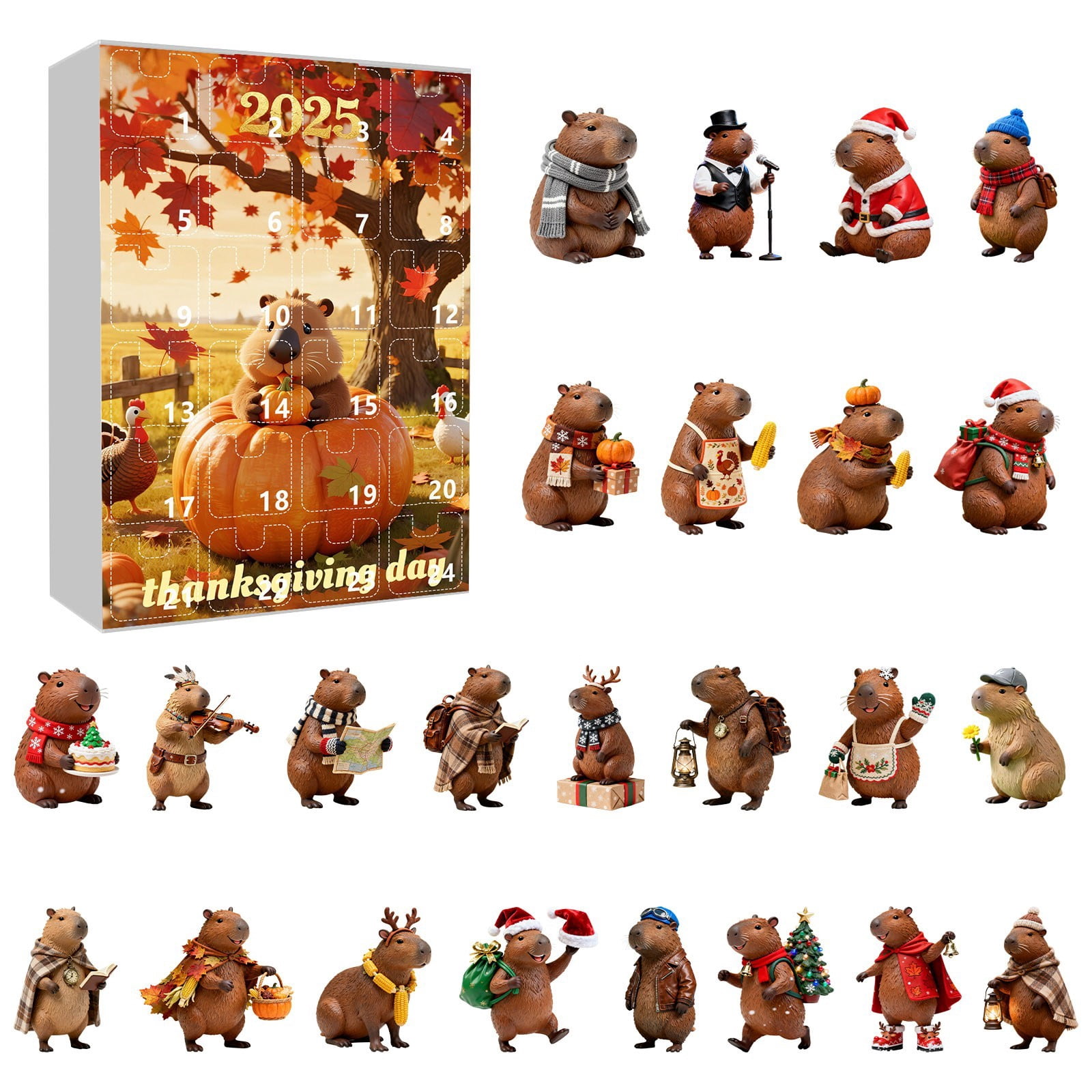 Countdown Calendar Set for Mystery Surprises 24 Day Reveal Activity for ...