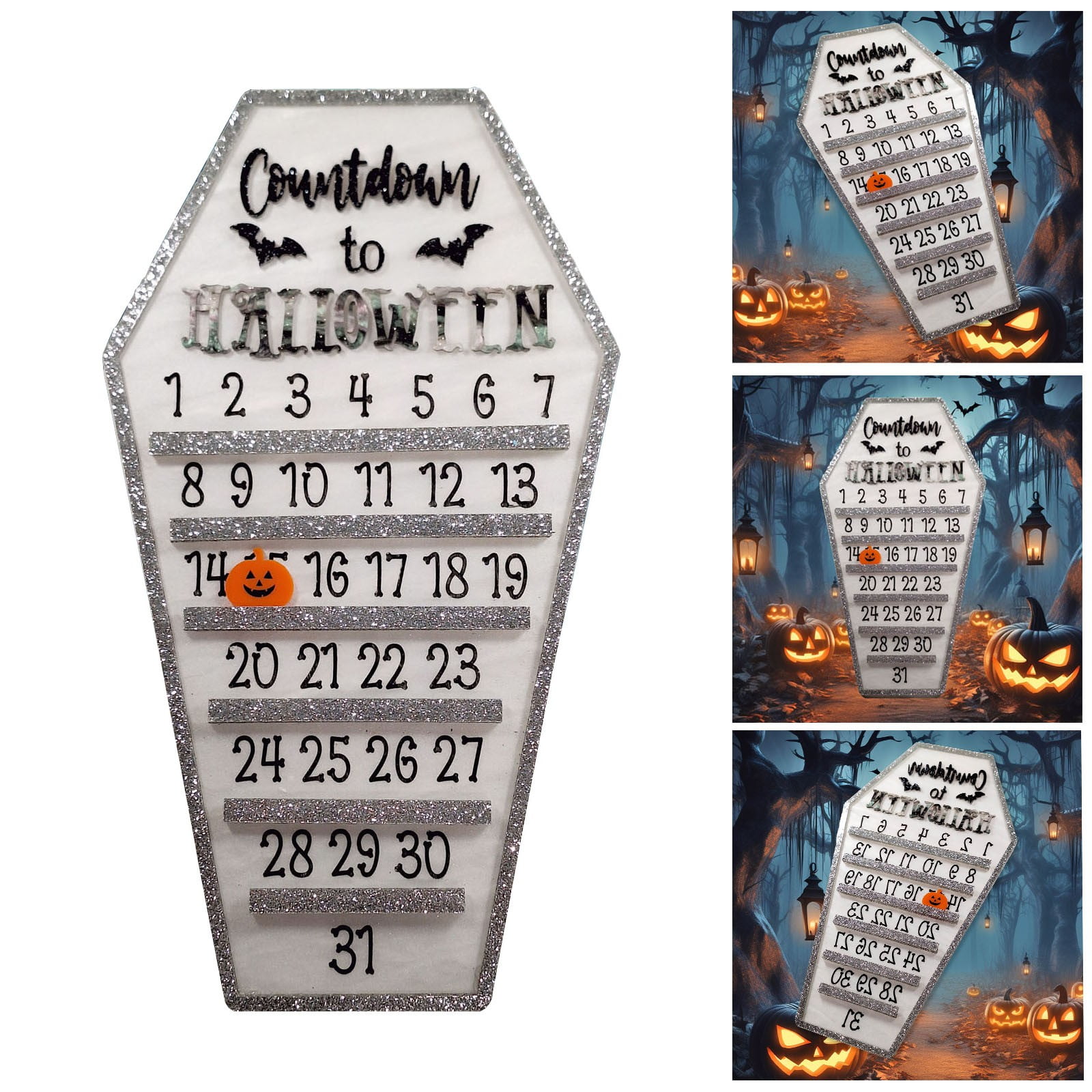Countdown Coffin Calendar Shaped Countdown Calendar Countdown Calendar