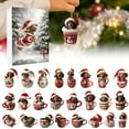 thumbnail image 1 of 2024 Christmas Sausage Dog Advent Calendar Set with 24 Unique 2D Home Ornaments for Holiday Tree Decorations, 1 of 8