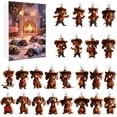 thumbnail image 1 of Countdown Sets - 2D Interesting Sausage Dog Phone Charging Port Plug Calendar Set - Cute Acrylic Collectible Decoration for Kids - Home and Outdoor Use, 1 of 3