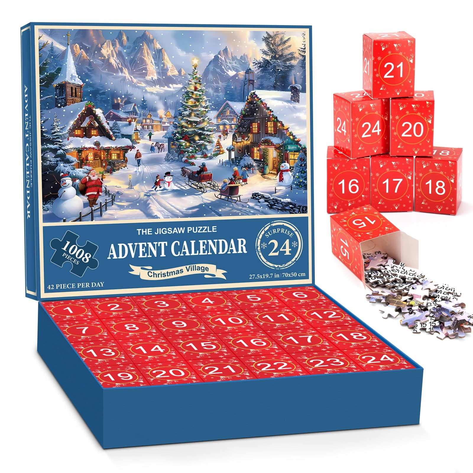 Countdown Sets Advent Calendar 2024 Puzzles 70 X 50 Cm 1008 Pieces