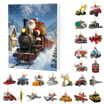 Countdown Sets Advent Calendar Featuring 24 Collectible Transportation Vehicles for Holiday Celebration