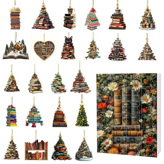 Countdown Sets Christmas Home 2024 Holiday Advent Calendar Collectible 2D Funny Animal Commemorative Set
