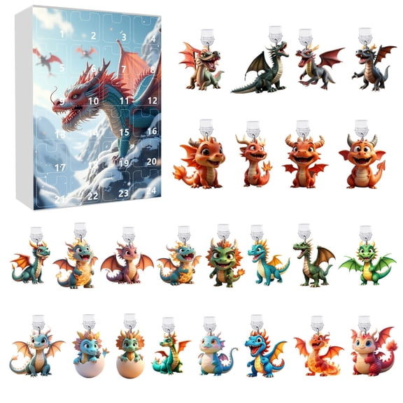 Countdown Sets Cute Acrylic Phone Charging Port Dirt Proof Plug Calendar 2D Decoration (24pcs) for Kids and Collectors