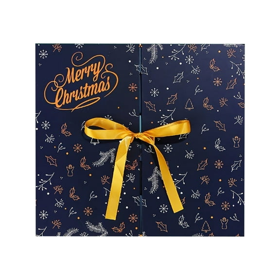 Countdown Sets for Fill Your Own Calendar – 24 Colorful Reusable Countdown Boxes for Kids and Adults Self-Contained Advent/Year-End Activity Ideal Holiday Countdown Kit