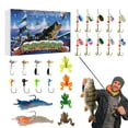 thumbnail image 1 of Countdown Sets Fishing Advent Calendar for Adult Men and Teen Boys - for Freshwater and Saltwater Fishing Enthusiasts in 2024, 1 of 8