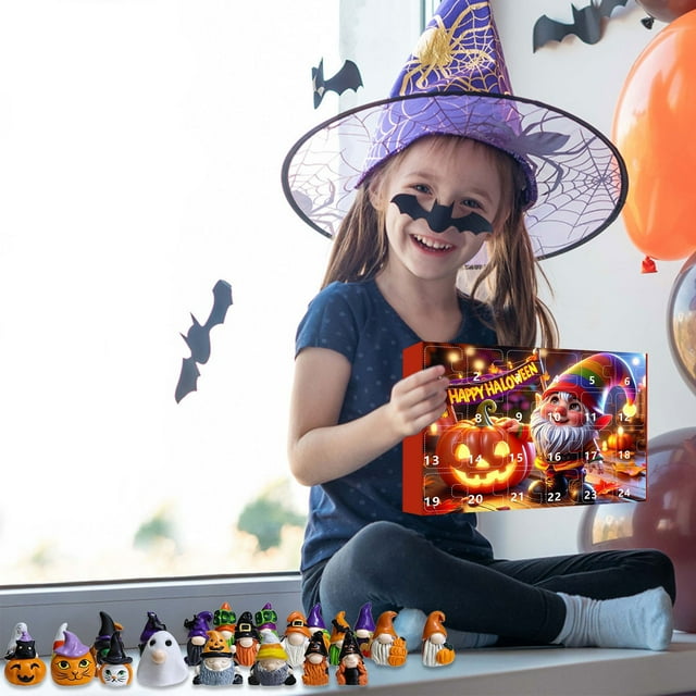 Countdown Sets “Resin Witch Pumpkin 24 Piece Countdown Set A Creative