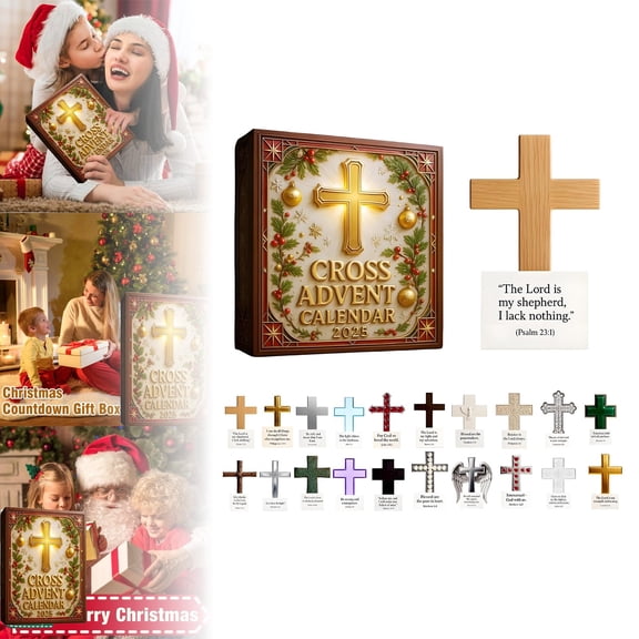 Countdown Sets for Holiday Countdown 2024 2D Acrylic Advent Calendar Decoration Hanging Ornament for Festive Season and Year End Countdown to 2025