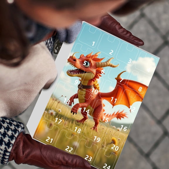 Countdown Sets for Kids Acrylic Ornaments Unique Indoor Outdoor Decoration Meaningful New Year 24