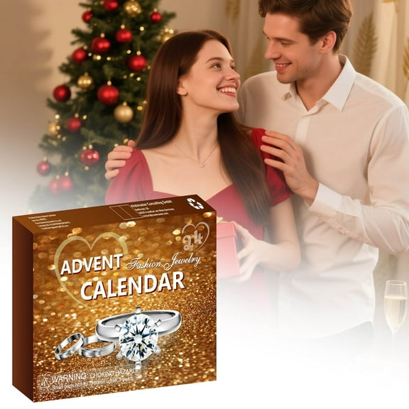 24 Days Countdown Surprise Advent Calendar Mini Metal Holiday Party Celebration Set for Family Festive Activities