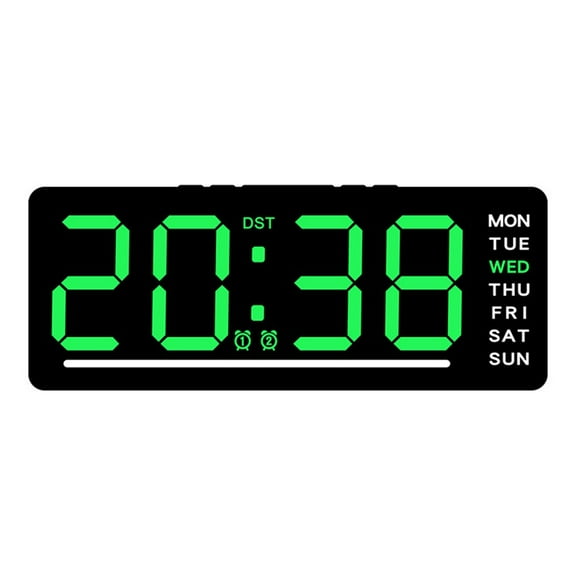 Countdown Timer Digital Wall Clock Office Use Easy-To-Read Display Large Arabic Numerals Power-Off Memory Function