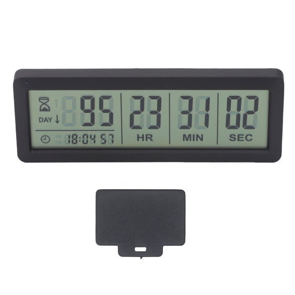 Countdown Timer Electronic Clock Digital Countdown Days Timer Large Display Days Timer with Stand and Magnet for Retirement Wedding