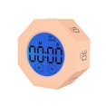 Countdown Timer Hexagon Gravity Sensor Flip Timer with Alarm Clock