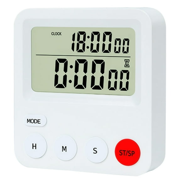 Countdown Timer for Home Bedroom Office Wall Mount Small Alarm Clock with Magnet