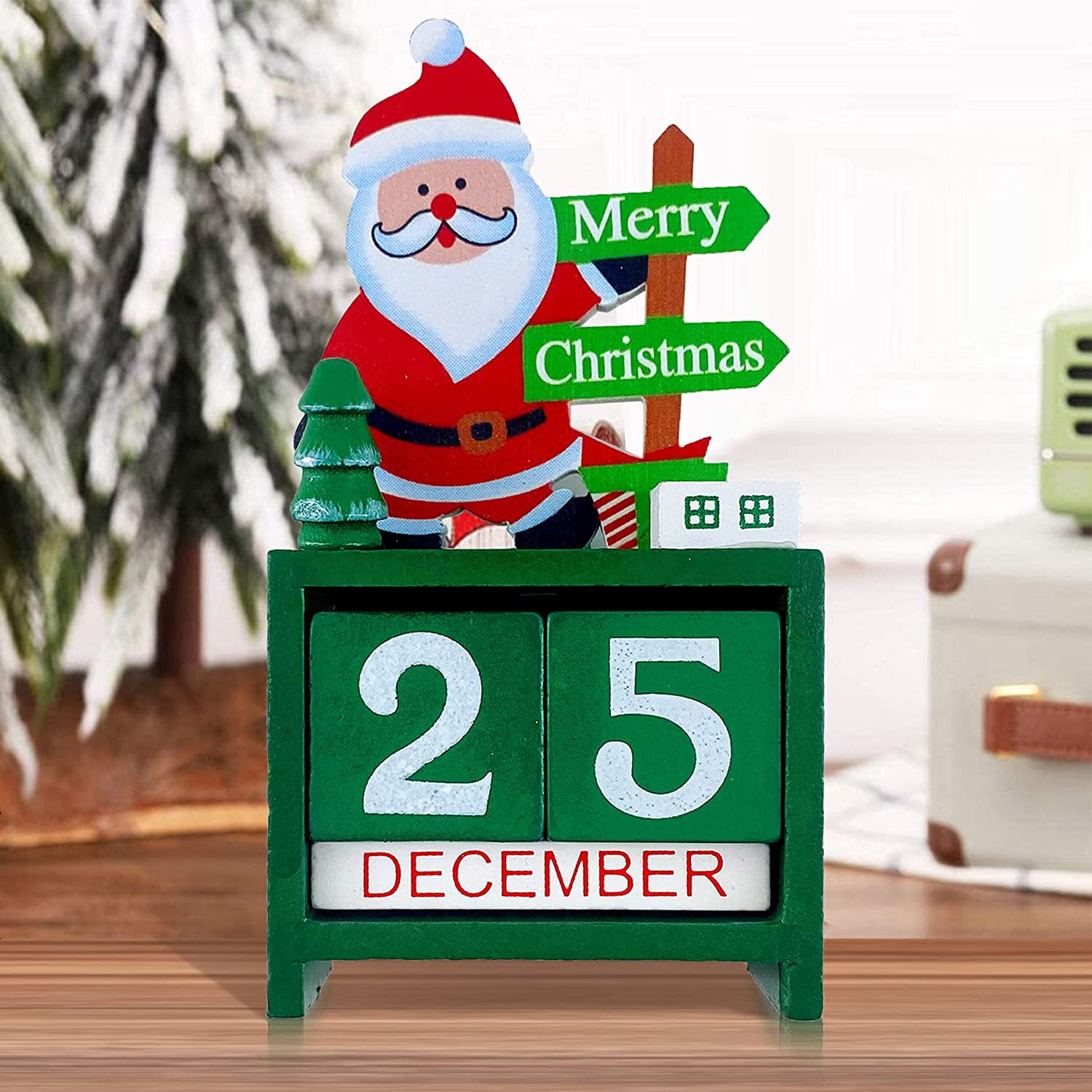 Countdown Wooden Blocks Christmas Calendar Christmas Countdown Advent countdown-wooden-blocks-christmas-calendar-christmas-countdown-advent