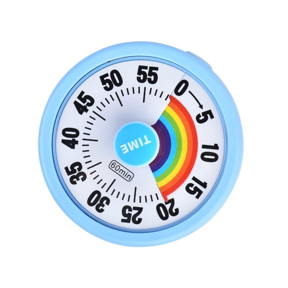 Countdowns Alarm Clock Time Management Tool High Accuracy Rotary Knob Visual Timer For Kitchen Classroom Fitness