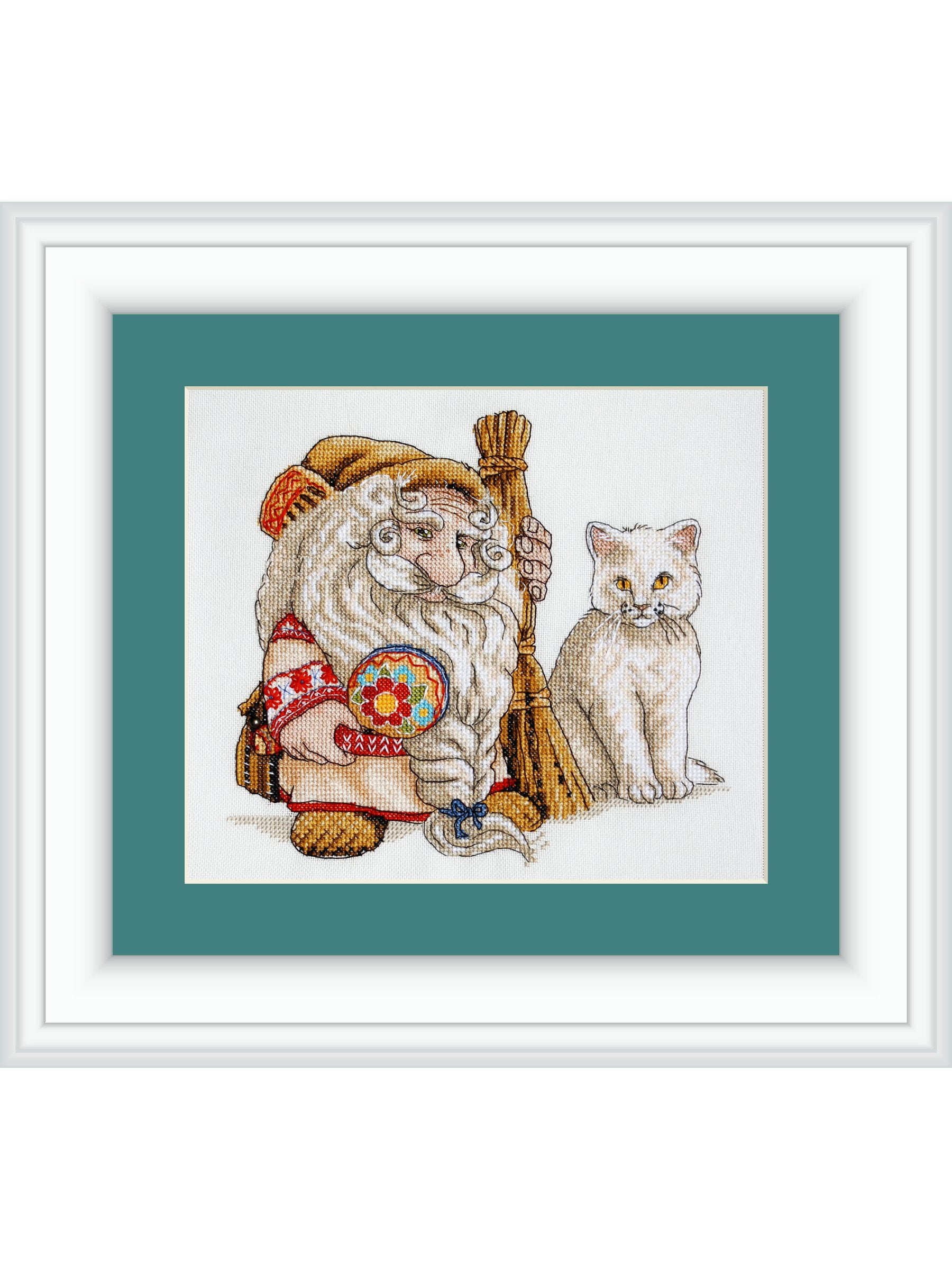 Counted Cross-Stitch Kit Brownie SP-01 Needlework Easy Brown By NeoCraft