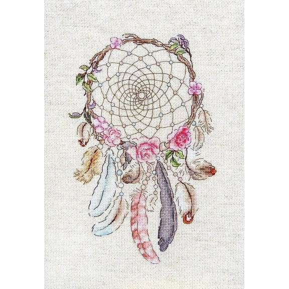 Wizardi Counted Cross Stitch Kit LetiStitch Live Your Dreams Leti957