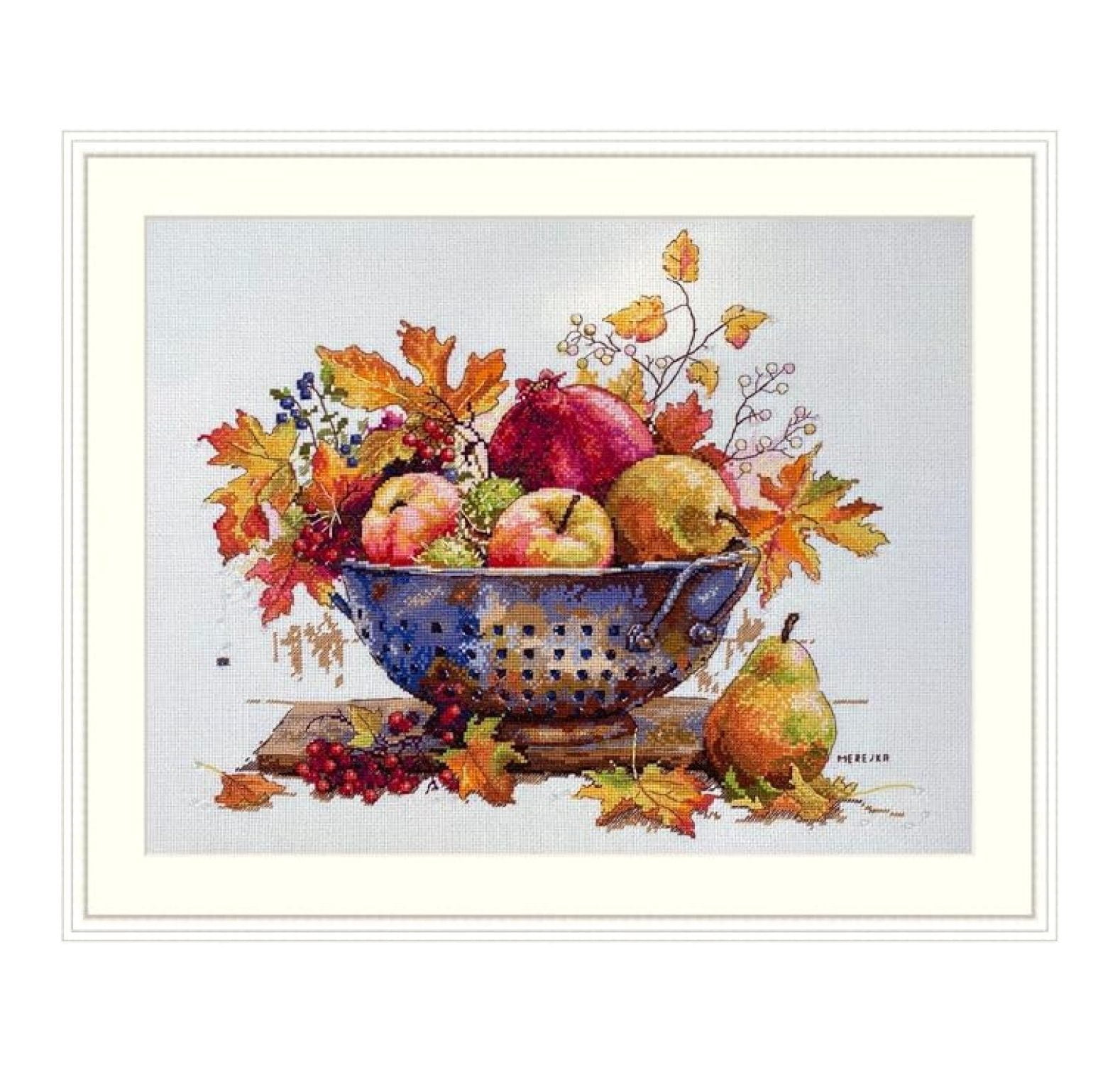 Counted Cross Stitch Kit September Dew, ecru