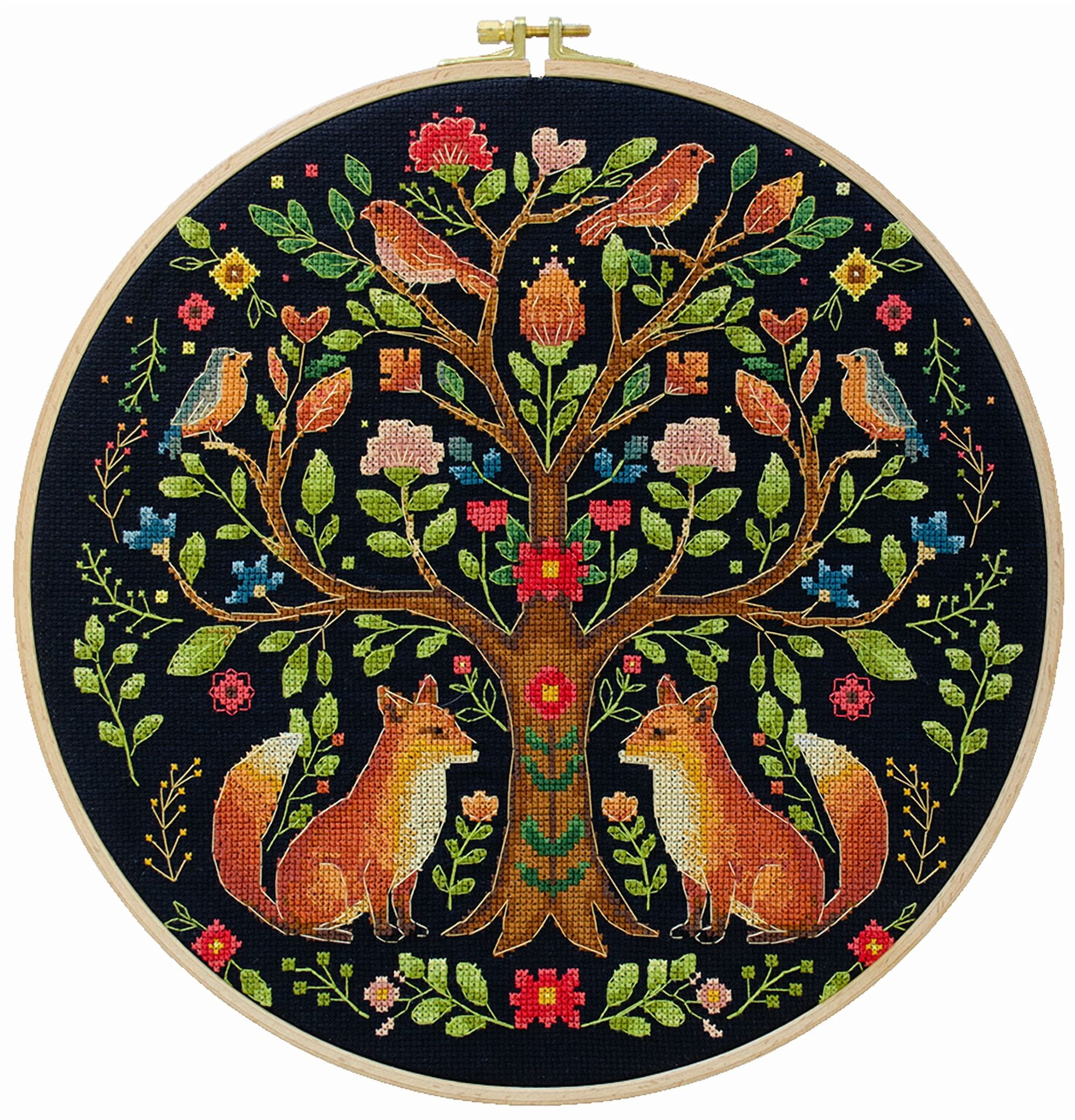 Counted Cross-stitch kit - The Tree of Forest Tales AH-298