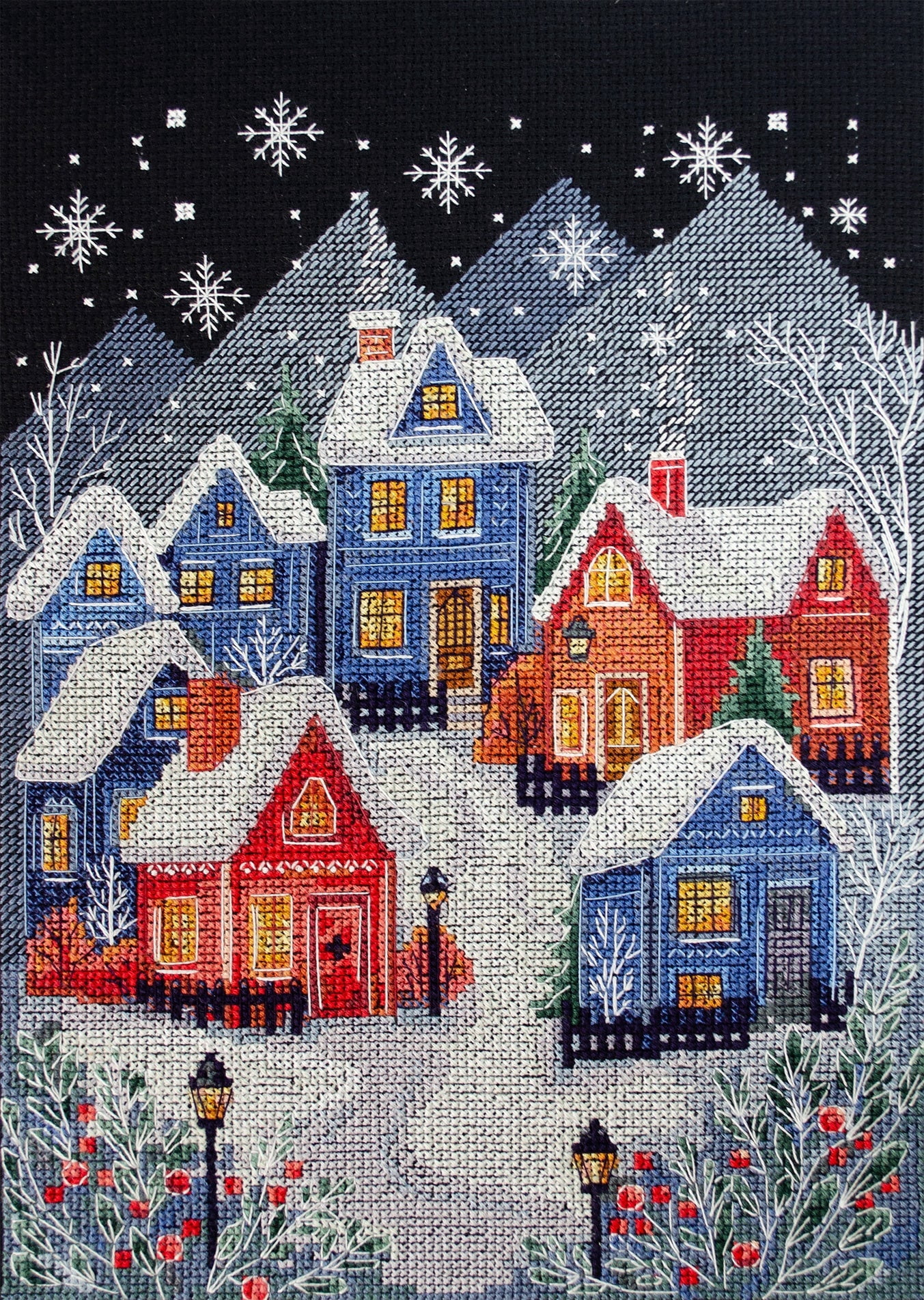 Counted Cross-stitch kit - The night before Christmas AH-302