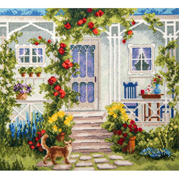 Wizardi Charivna Mit Counted Cross Stitch kit Terrace M-518