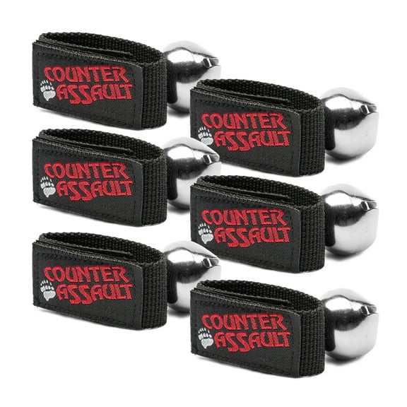 Counter Assault Bear Bell- 1" Chrome - 6 pack