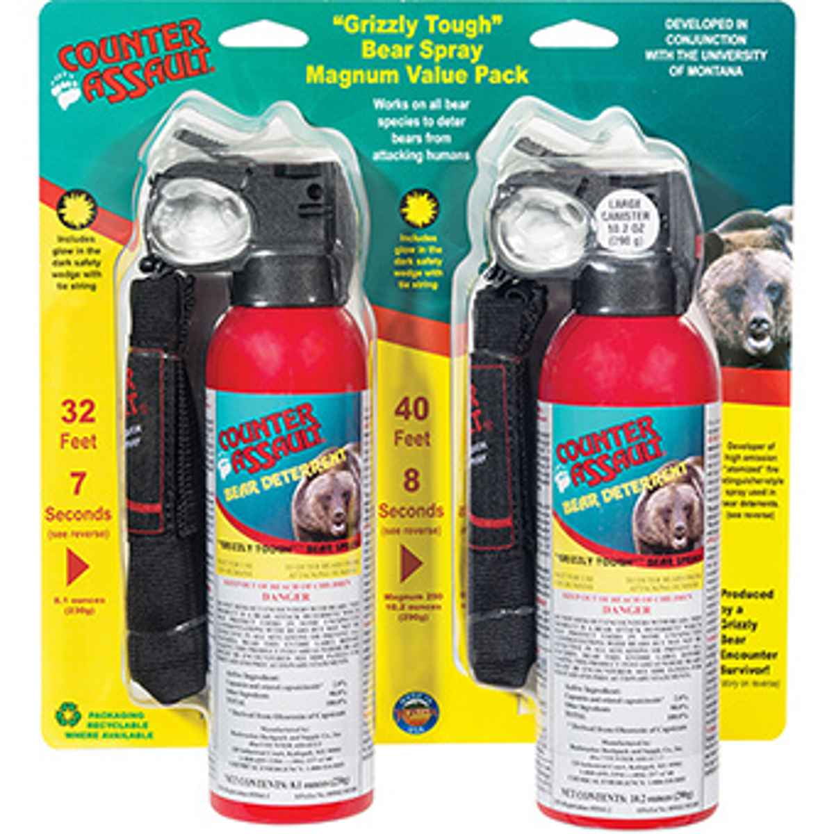 Counter Assault Bear Spray, Amk 15067027 Counter Assault Bear Spray Mag Pack