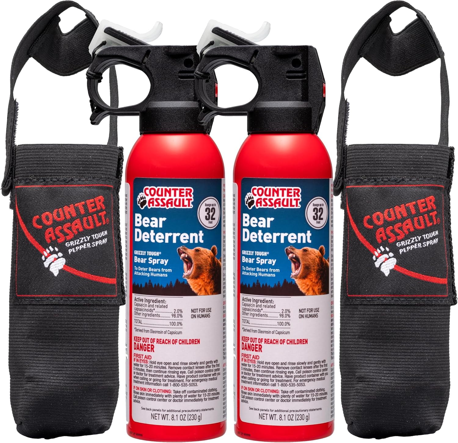 Counter Assault Bear Spray with Holster - Bears, Mountain Lions