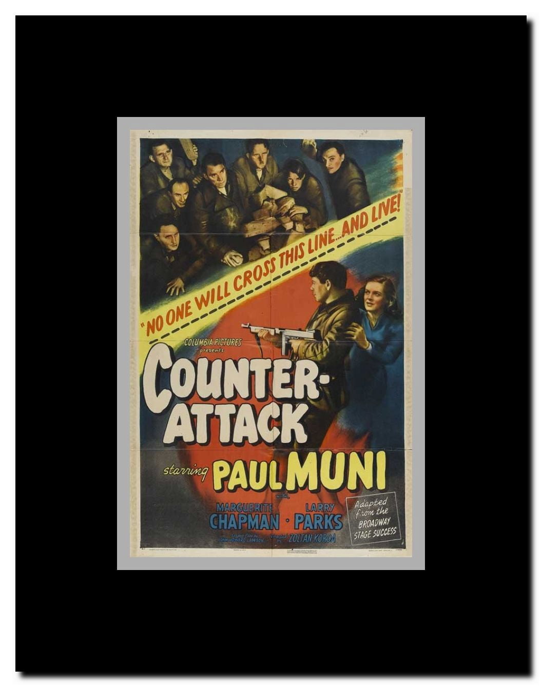 Counter-Attack Framed Movie Poster