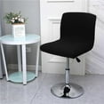 thumbnail image 1 of Counter Bar Pub Elastic Stool Slipcover Soft Polyester+Spandex Low Hotel Cover , Breathable and Durable , black, 1 of 8