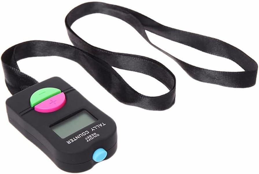 Counter Clicker,Electronic Finger Counter Resettable Finger Hand