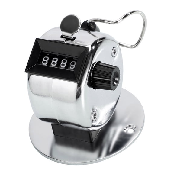 Counter Clickers 4-Digit Number Count Handheld Mechanical Counters Clickers Pitches Counter for Coaching Knitting People