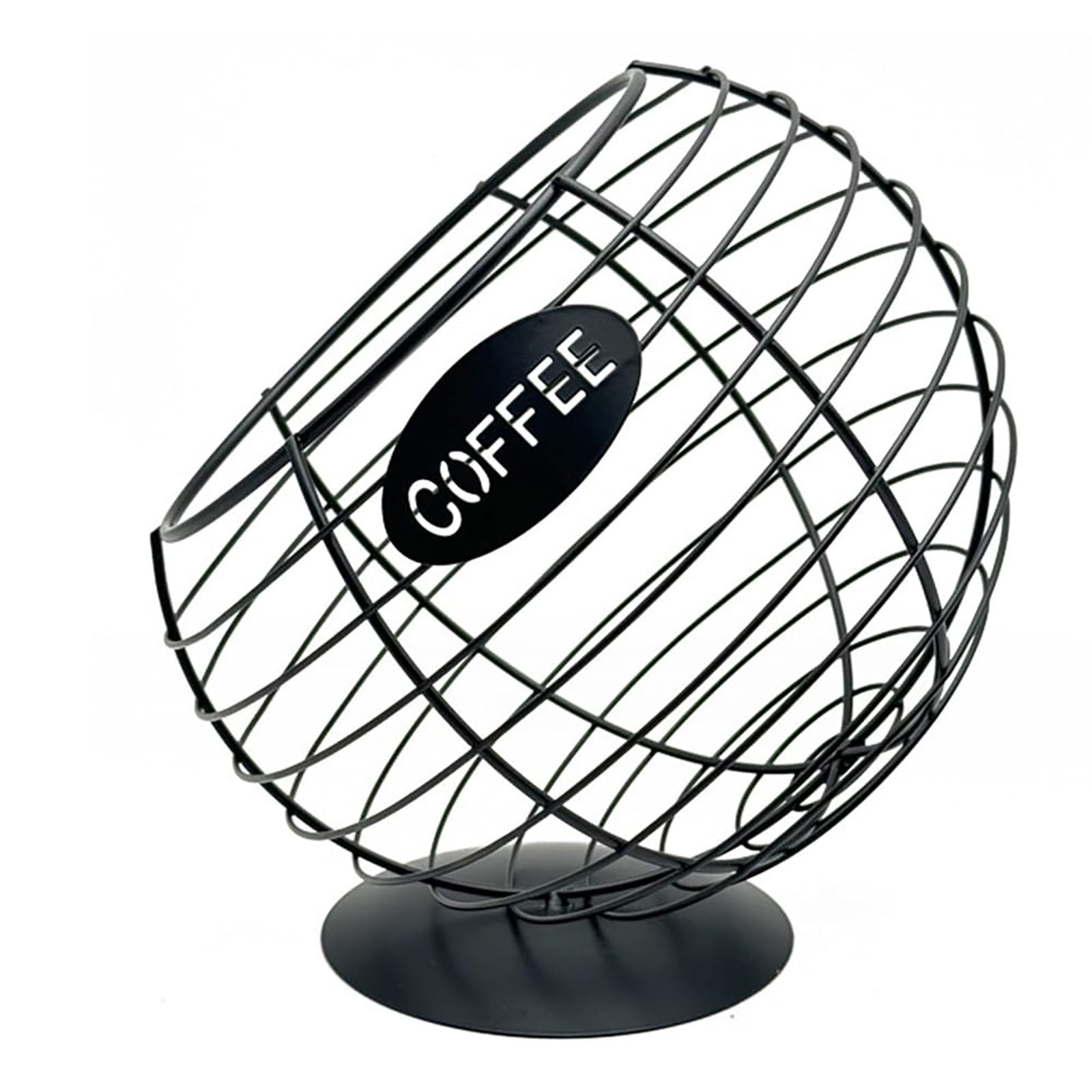 Counter Coffee Pod Holder Metal Storage for Coffee Station Organization ...