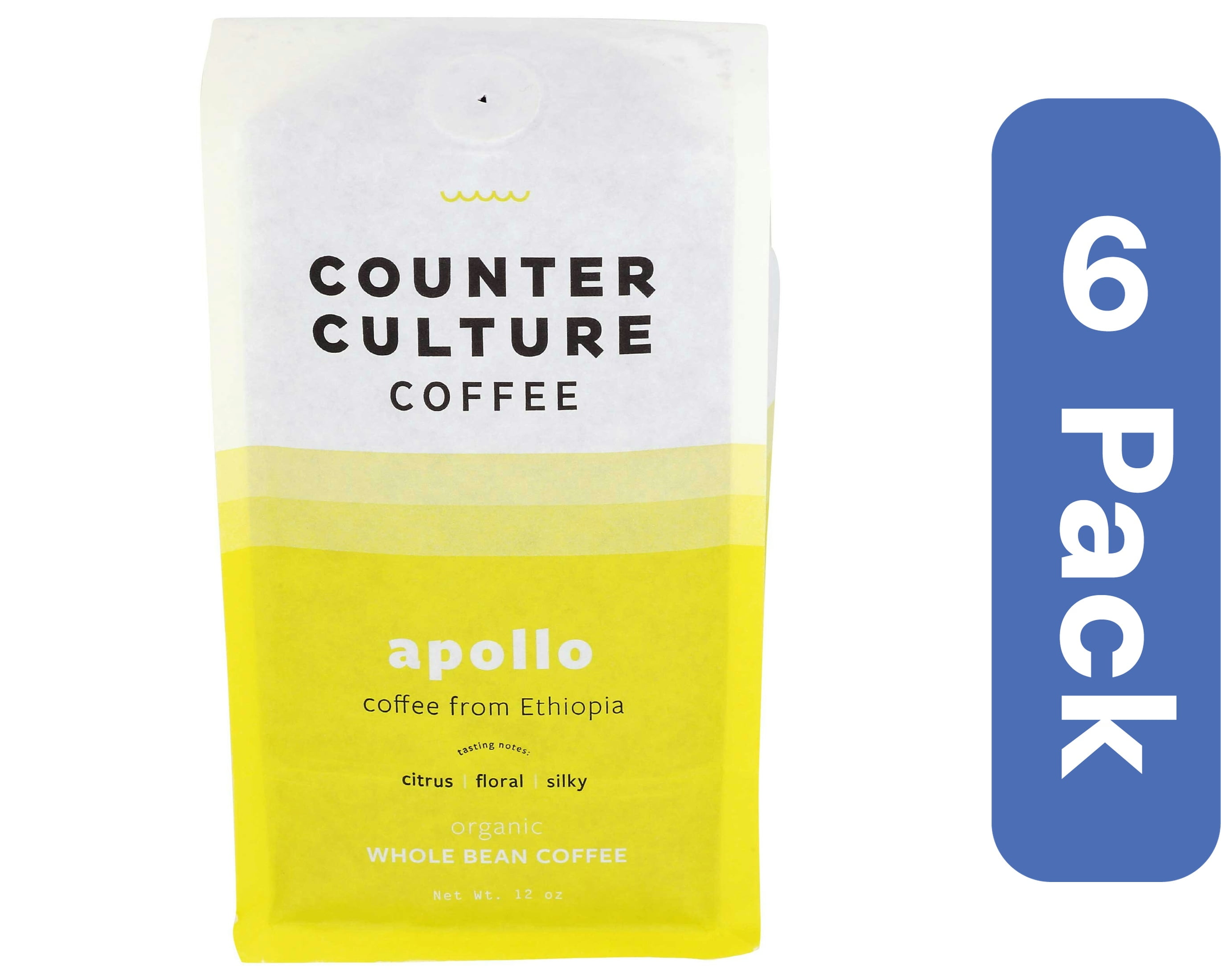 Counter Culture Apollo Organic Whole Bean Coffee (Pack of 6) - Walmart.com