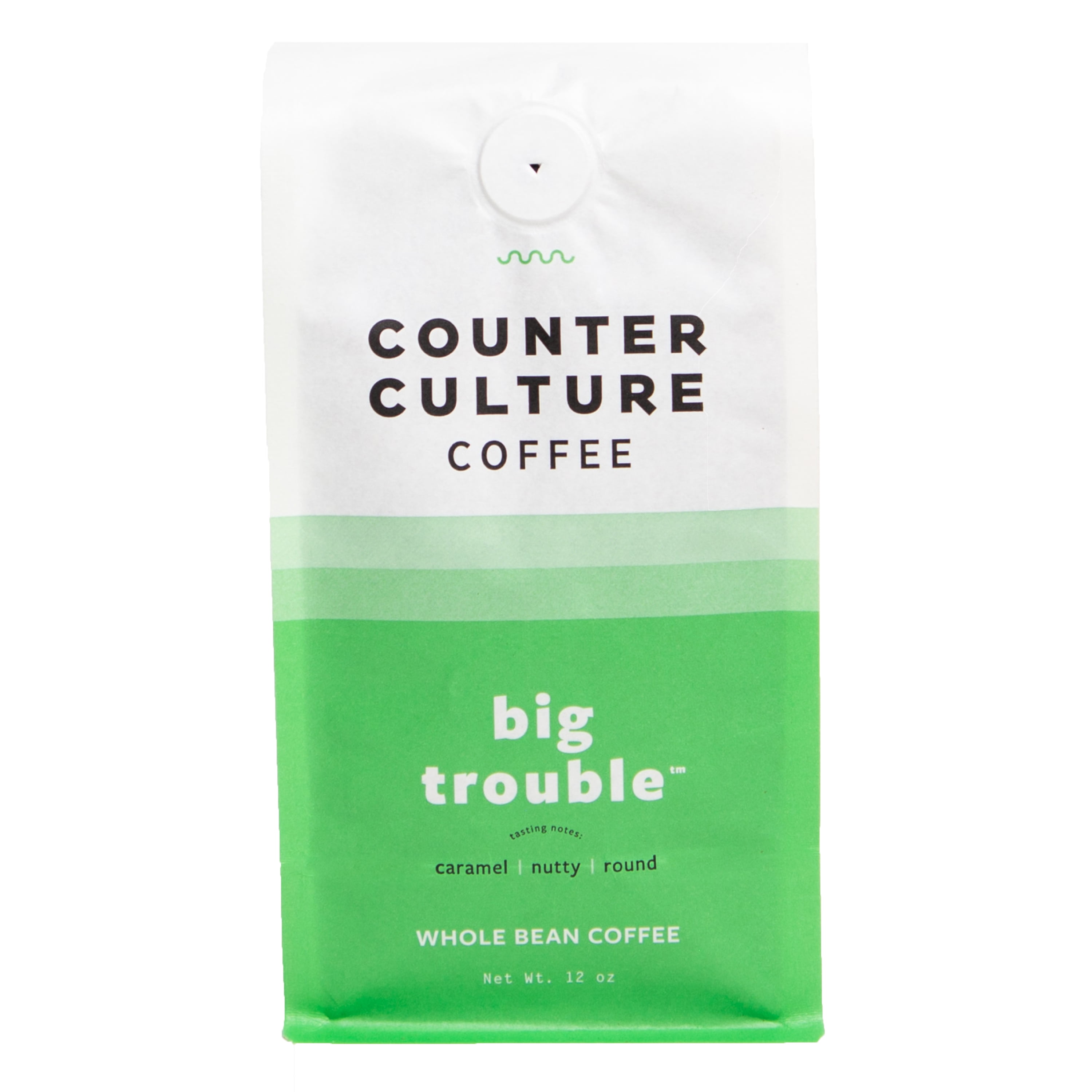 Counter Culture Coffee Big Trouble Blend, Medium Dark Roast, Whole Bean Coffee, 12 oz