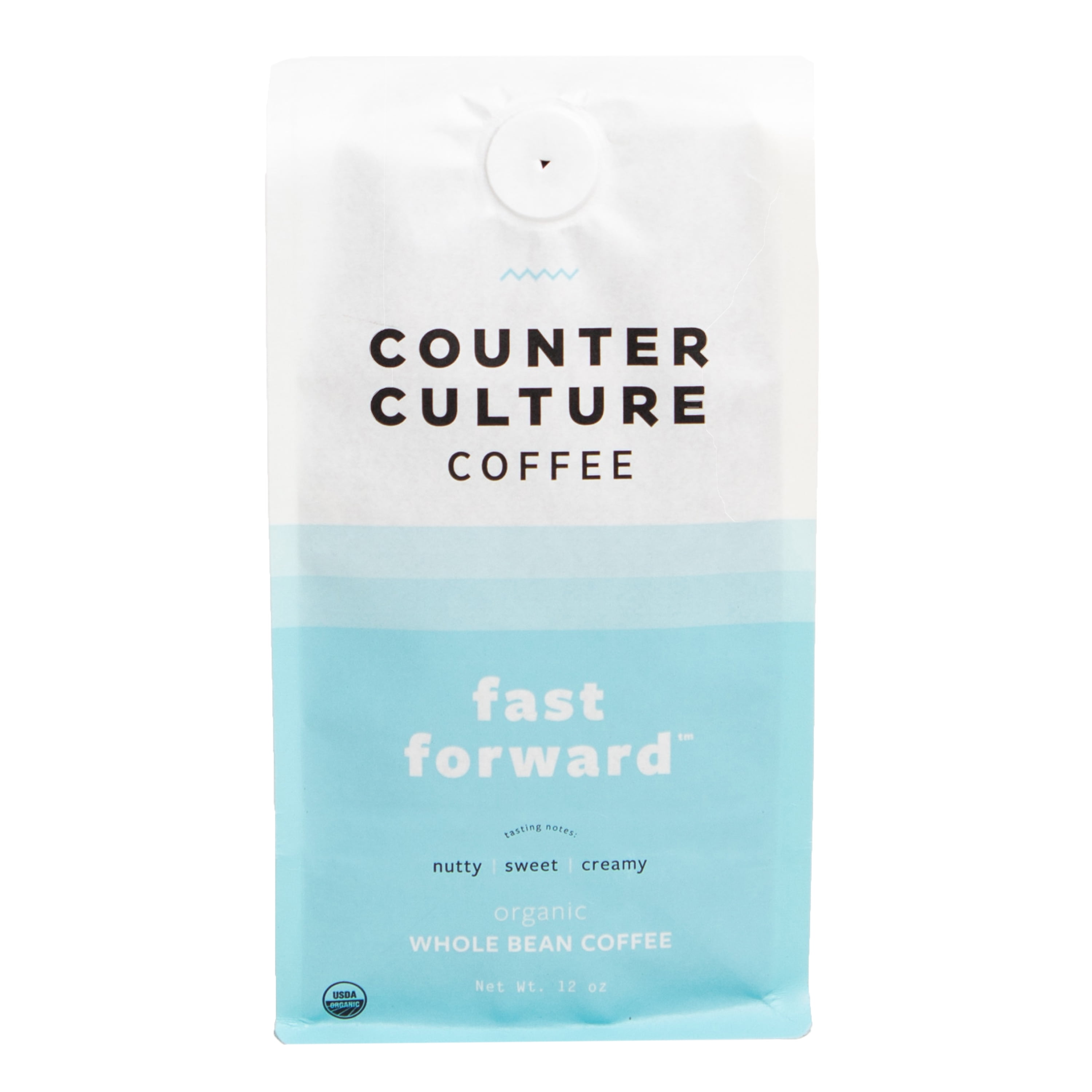 Counter Culture Coffee Fast Forward Blend, Organic, Medium Roast, Whole Bean Coffee, 12 oz