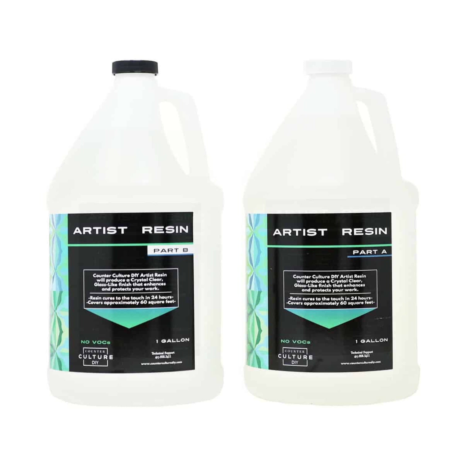 Counter Culture DIY Artist Resin -  Heat-Resistant Epoxy for Art & Crafts - 32oz, 1 gal, 2 gal