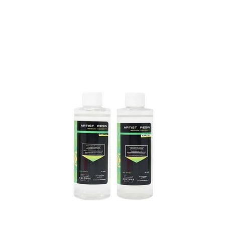 Counter Culture DIY Clear Epoxy Resin Kit, Easy Coat No VOCs, 100% Heat Resistant, 8 oz