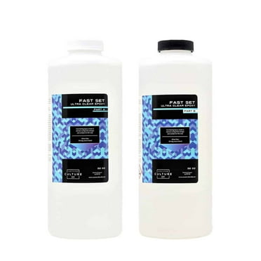 Counter Culture DIY Fast Set Epoxy Resin Kit, 64oz (2-Part) for Coating, Casting & Tables