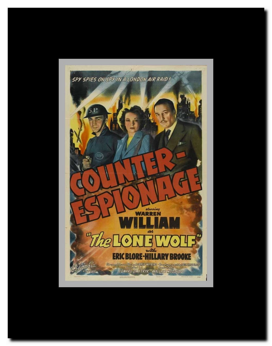 Counter-Espionage Framed Movie Poster